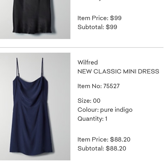 WILFRED - New Classic Mini Dress - Picture 2 of 2